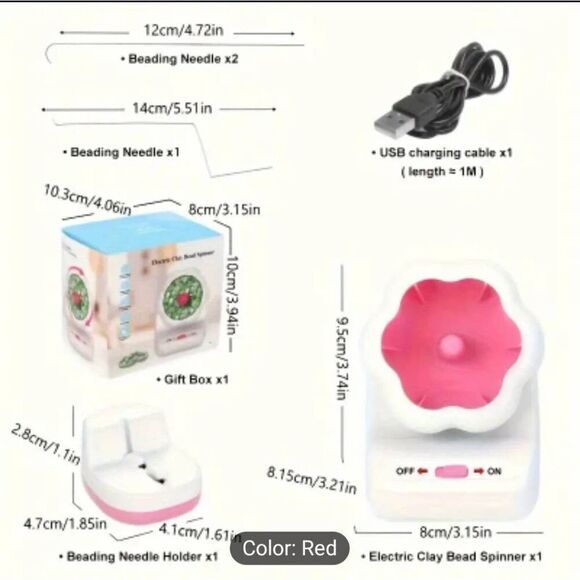 Electric bead stringing turntable for jewelry making bundle - Picture 2 of 4